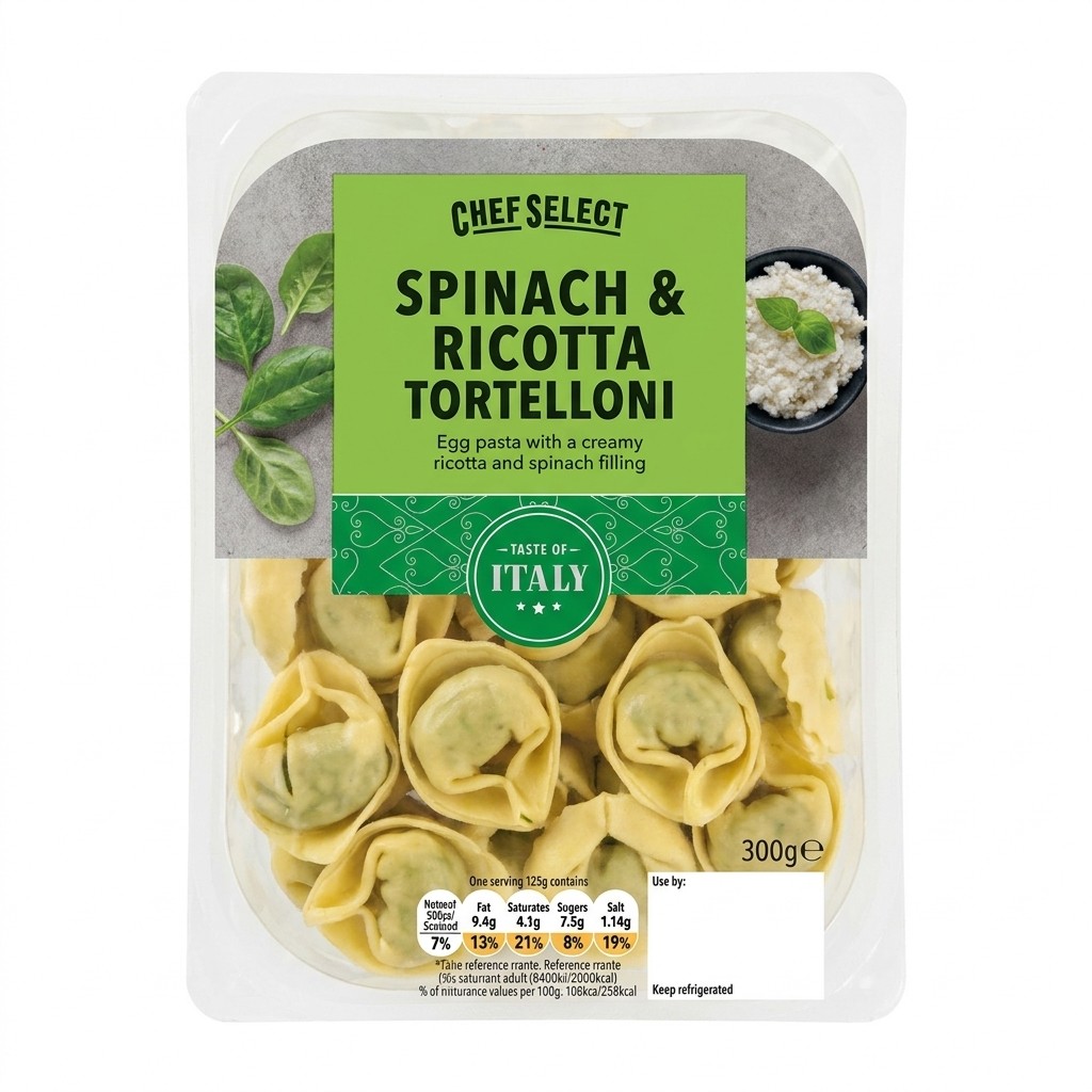 Chef Select Spinach & Ricotta Tortelloni 300g