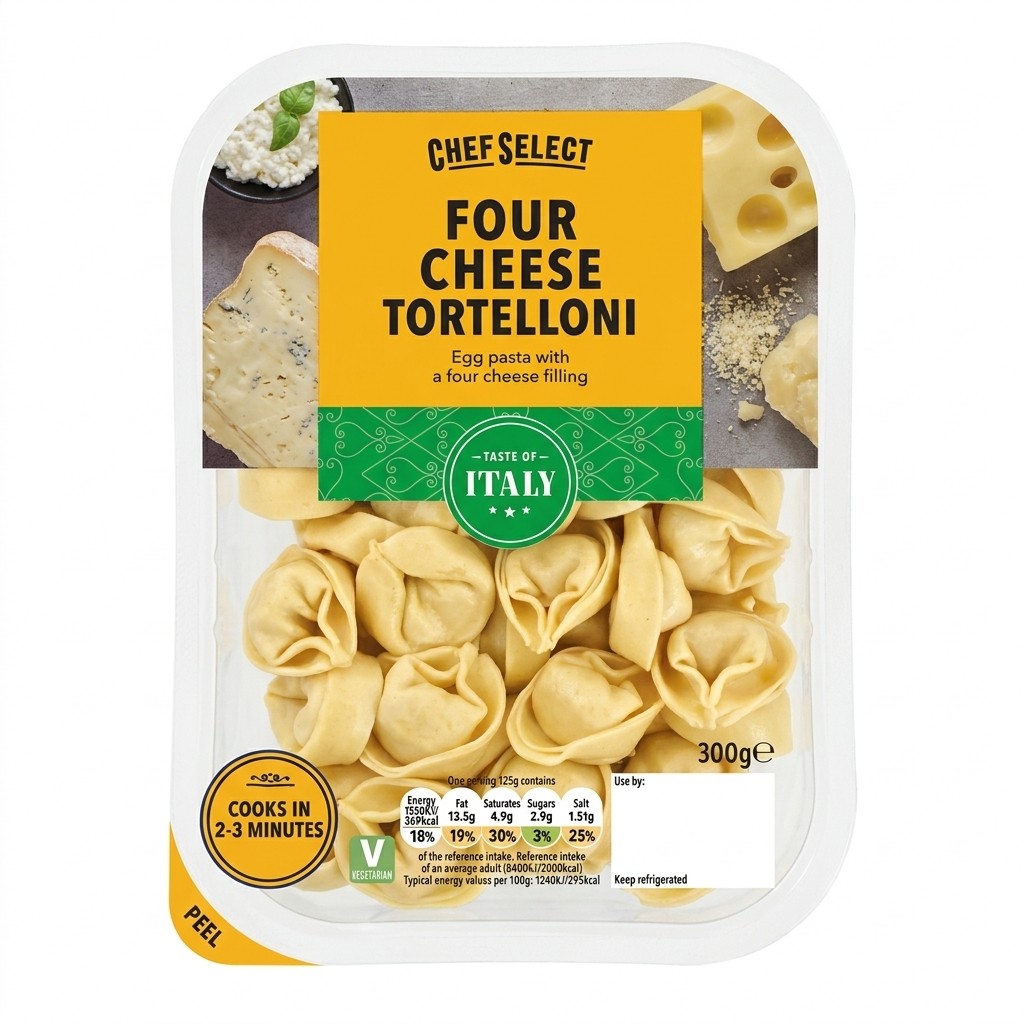 Chef Select Four Cheese Tortelloni 300g
