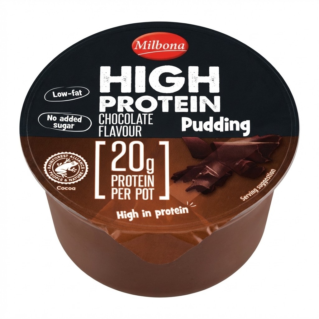 Milbona High Protein Chocolate Flavour Pudding 200g