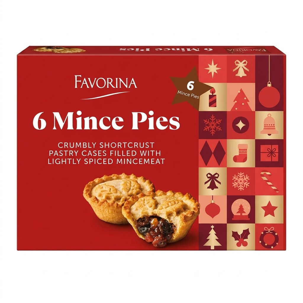 Favorina Mince Pies 6 pieces