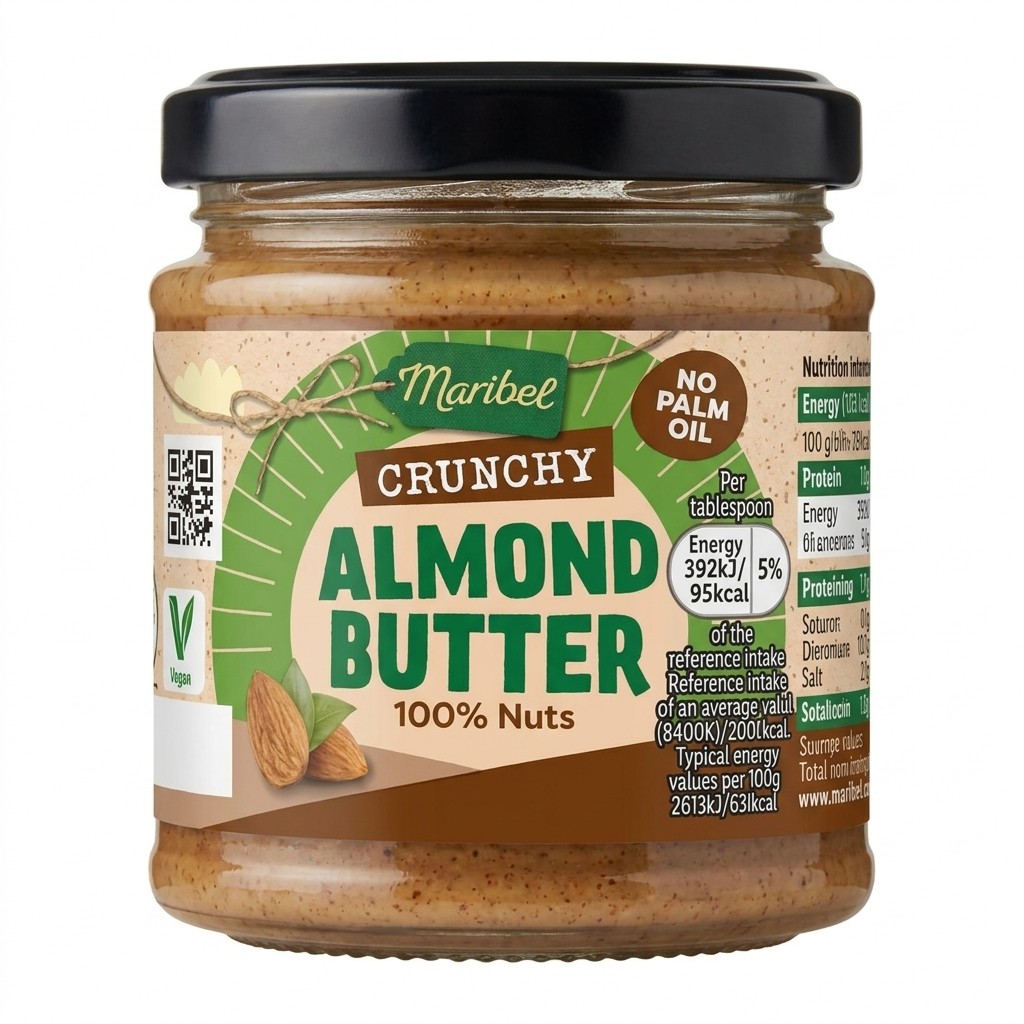Maribel Crunchy Almond Butter 170g