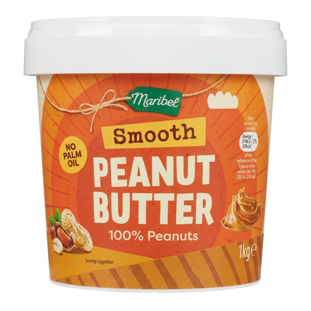 Maribel Smooth Peanut Butter 1kg