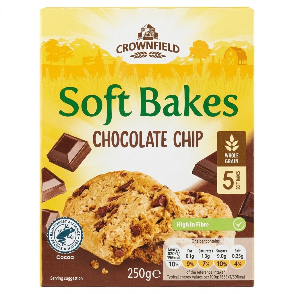 Crownfield Soft Bakes Chocolate Chip 250g