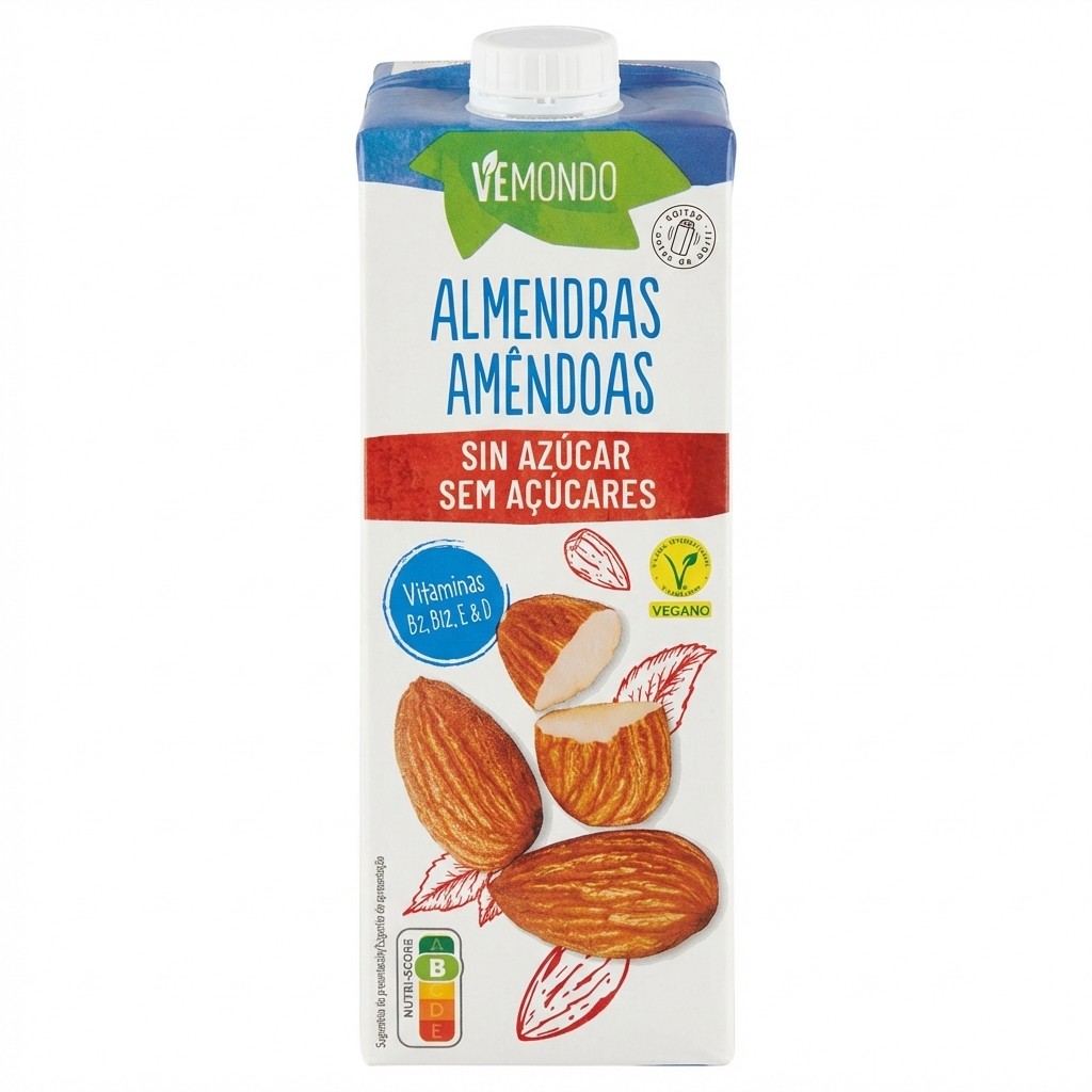 Vemondo Almond No Sugars 1l