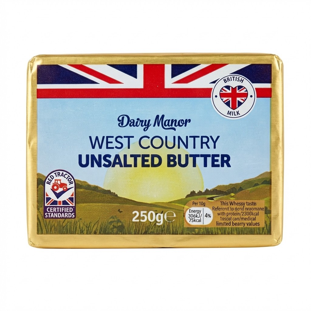 Dairy Manor West Country Unsalted Butter 250g
