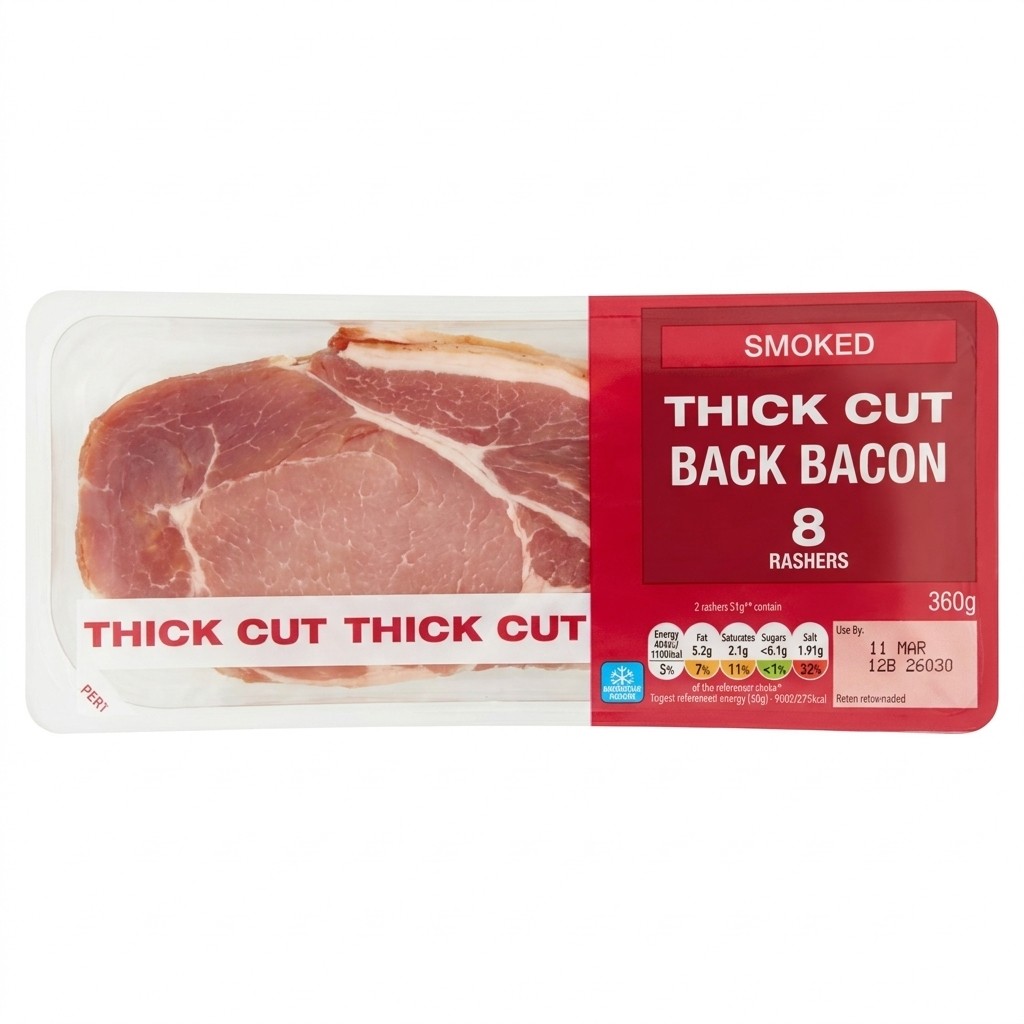 Birchwood Smoked Thick Cut Back Bacon 360g