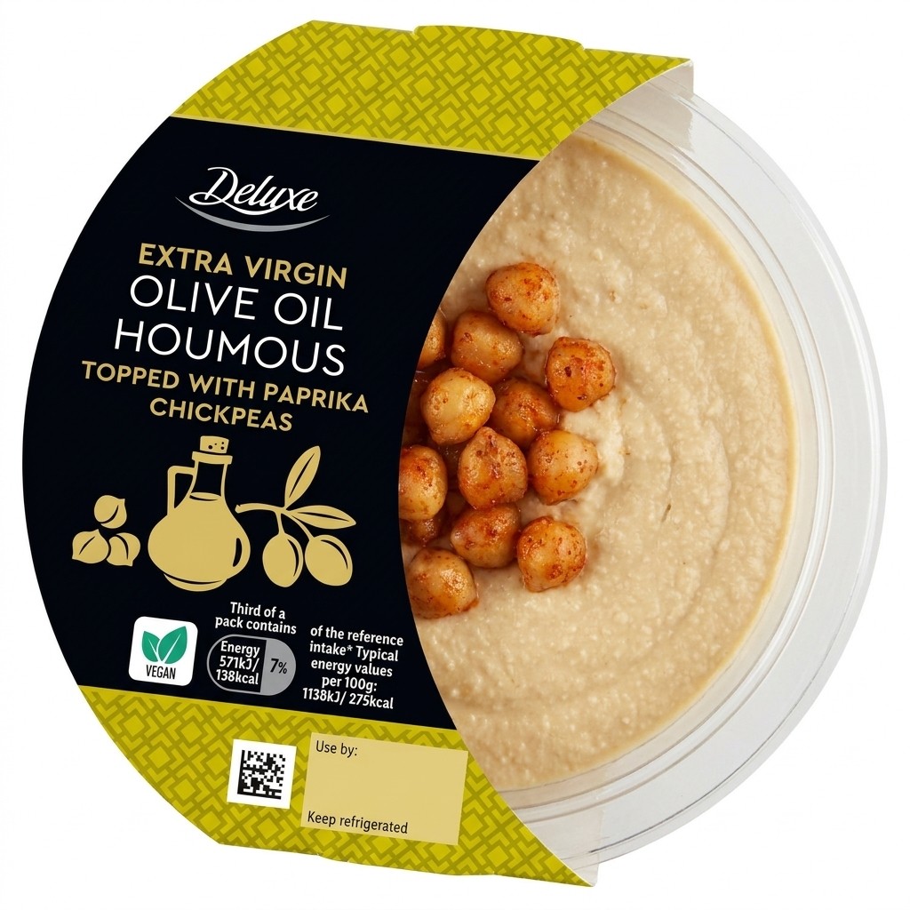 Deluxe Extra Virgin Olive Oil Houmous 150g