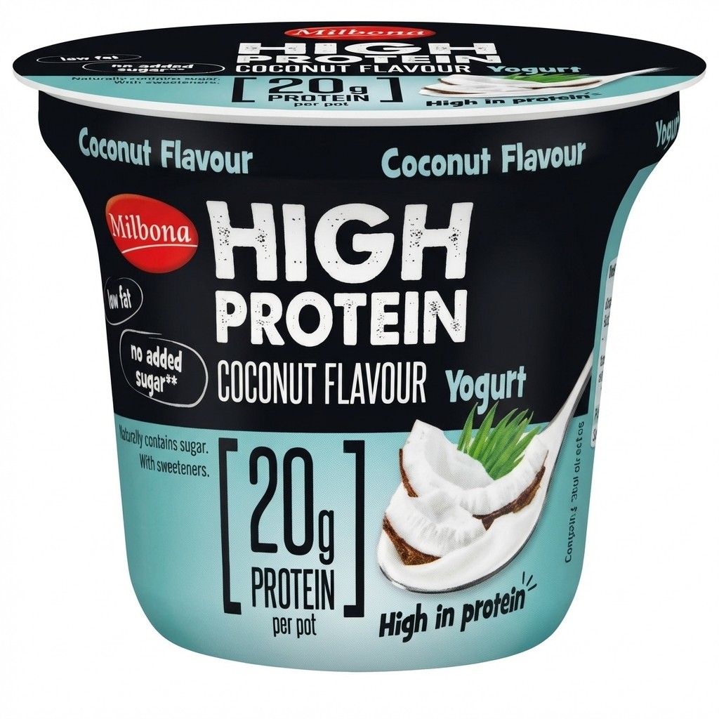 Milbona High Protein Coconut Flavour Yogurt 200g