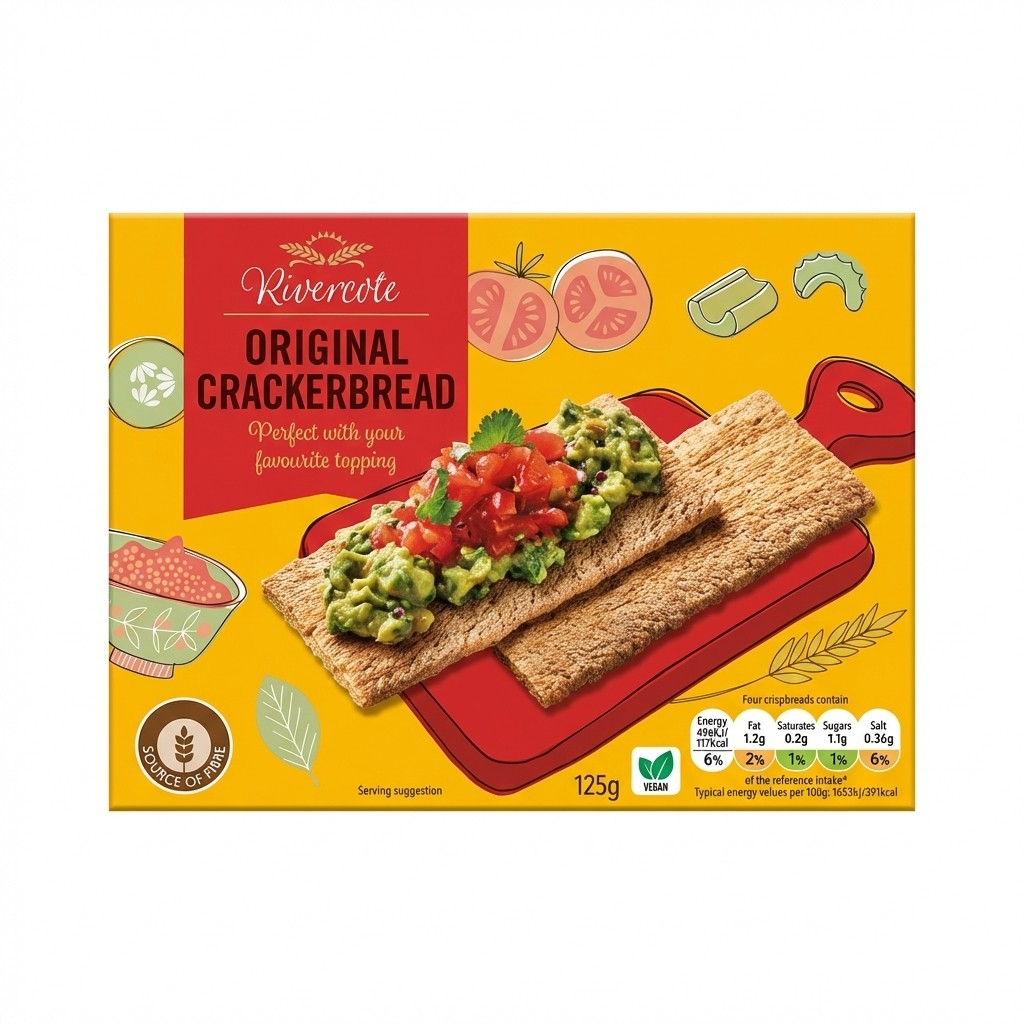 Rivercote Original Crackerbread 125g