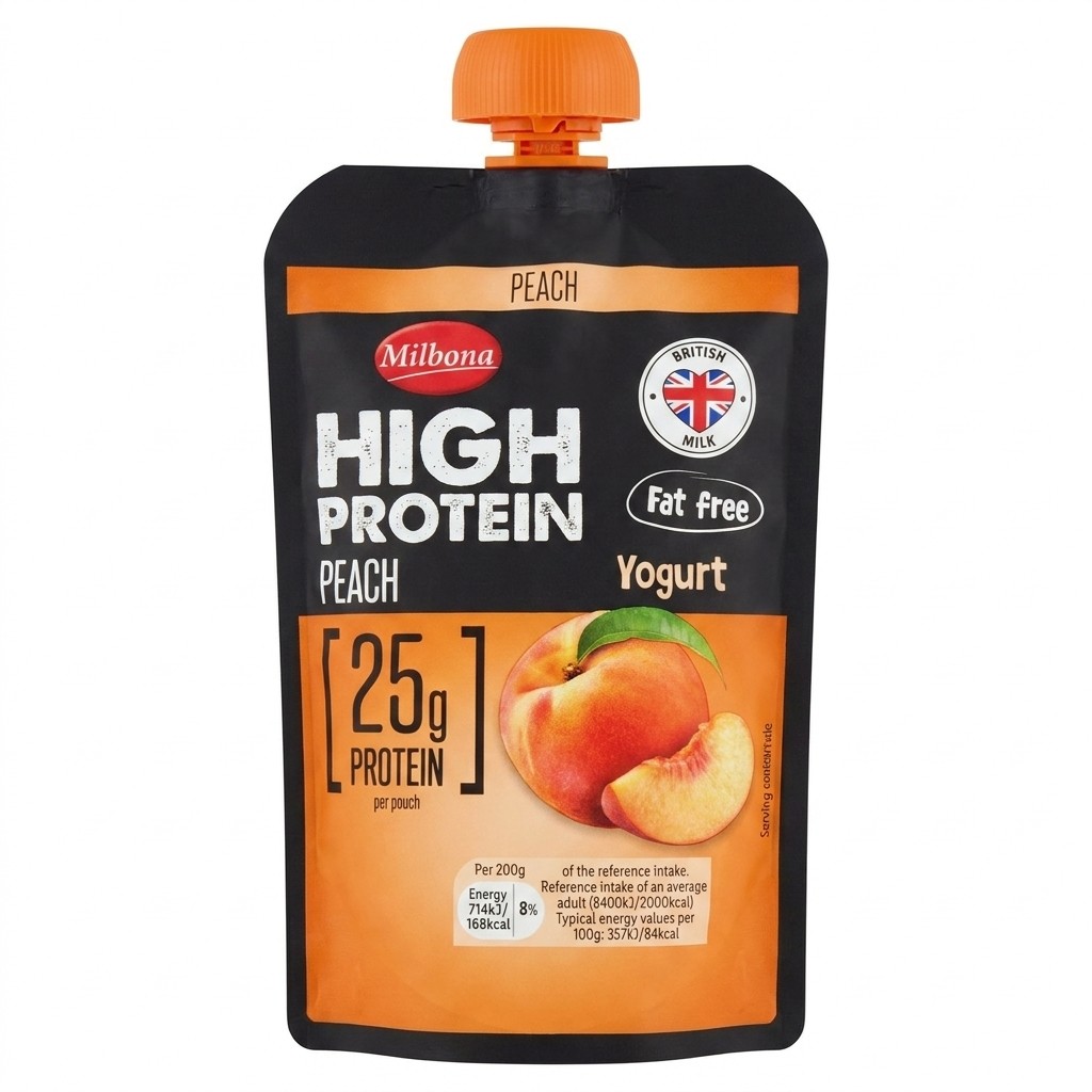 Milbona High Protein Peach Yogurt 200g