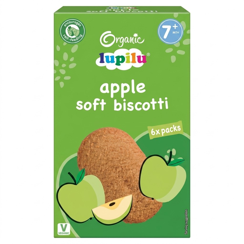 Lupilu Organic Apple Soft Biscotti 120g