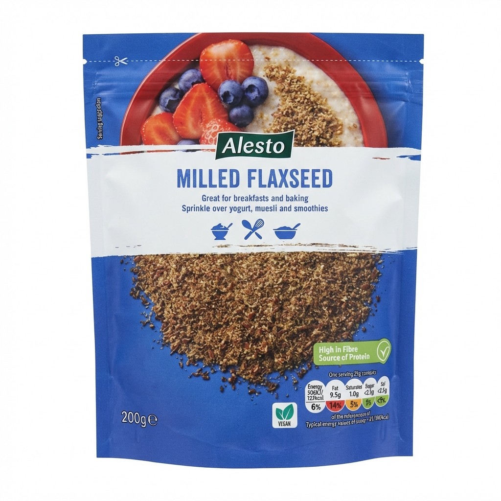 Alesto Milled Flaxseed 200g