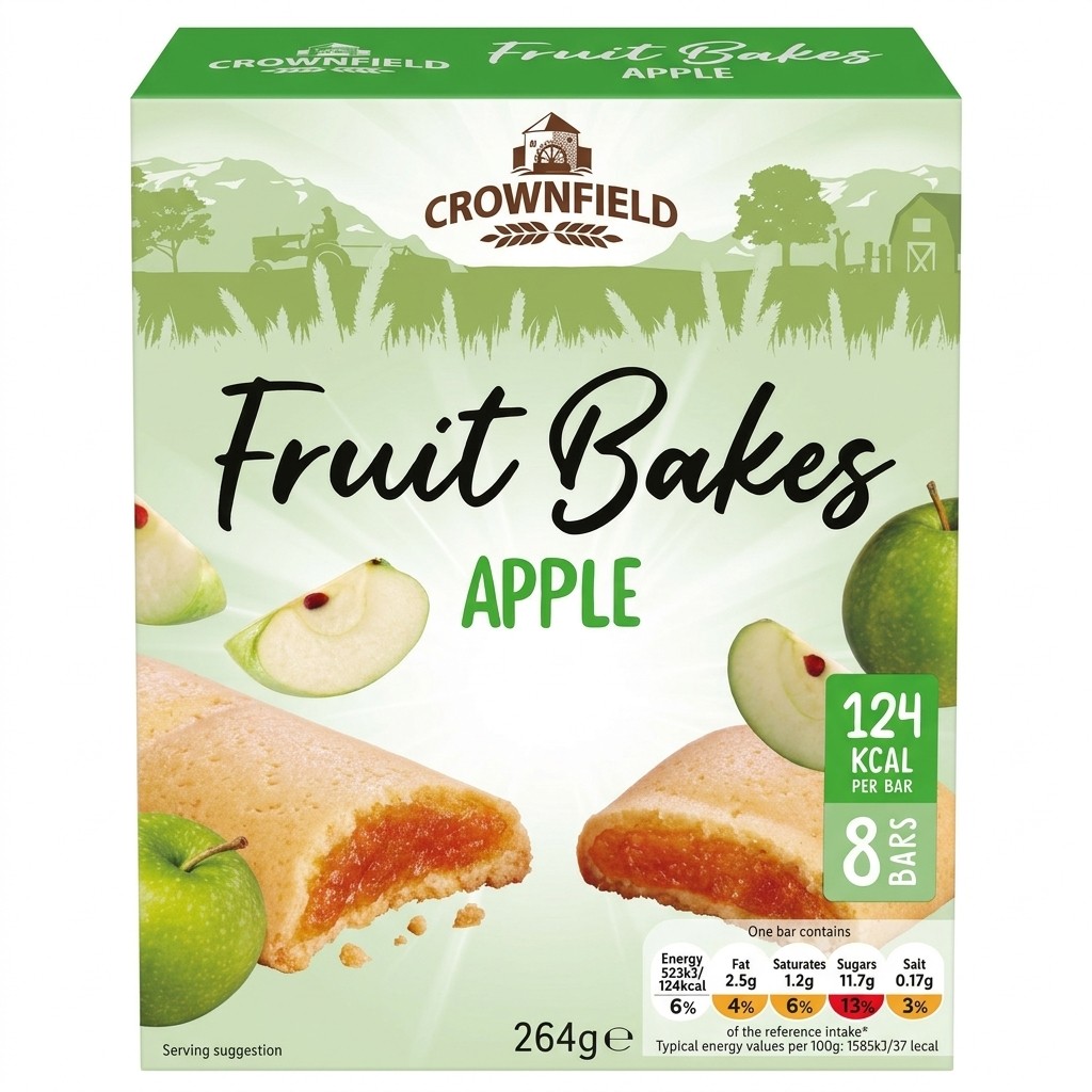 Crownfield Fruit Bakes Apple 264g