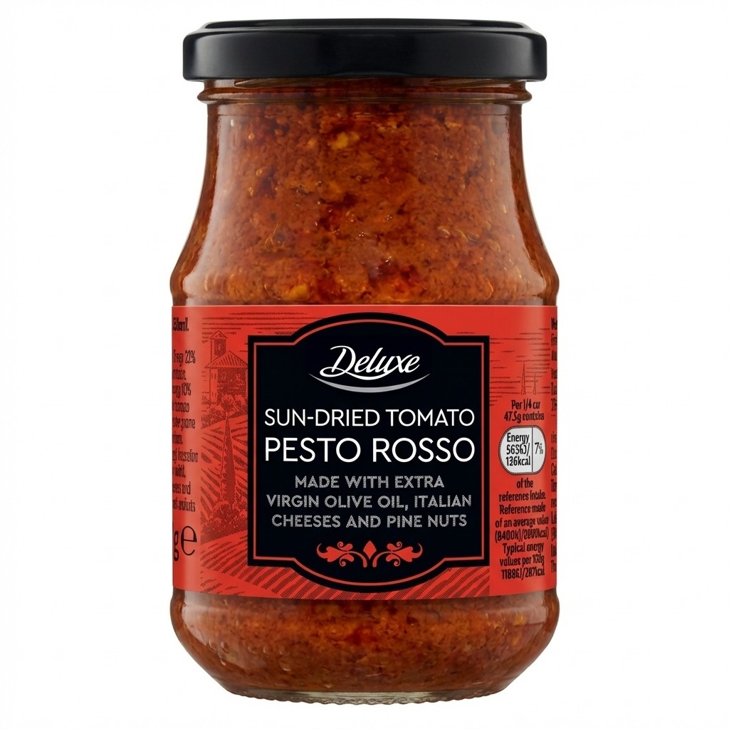 Deluxe Sun-Dried Tomato Pesto Rosso 190g