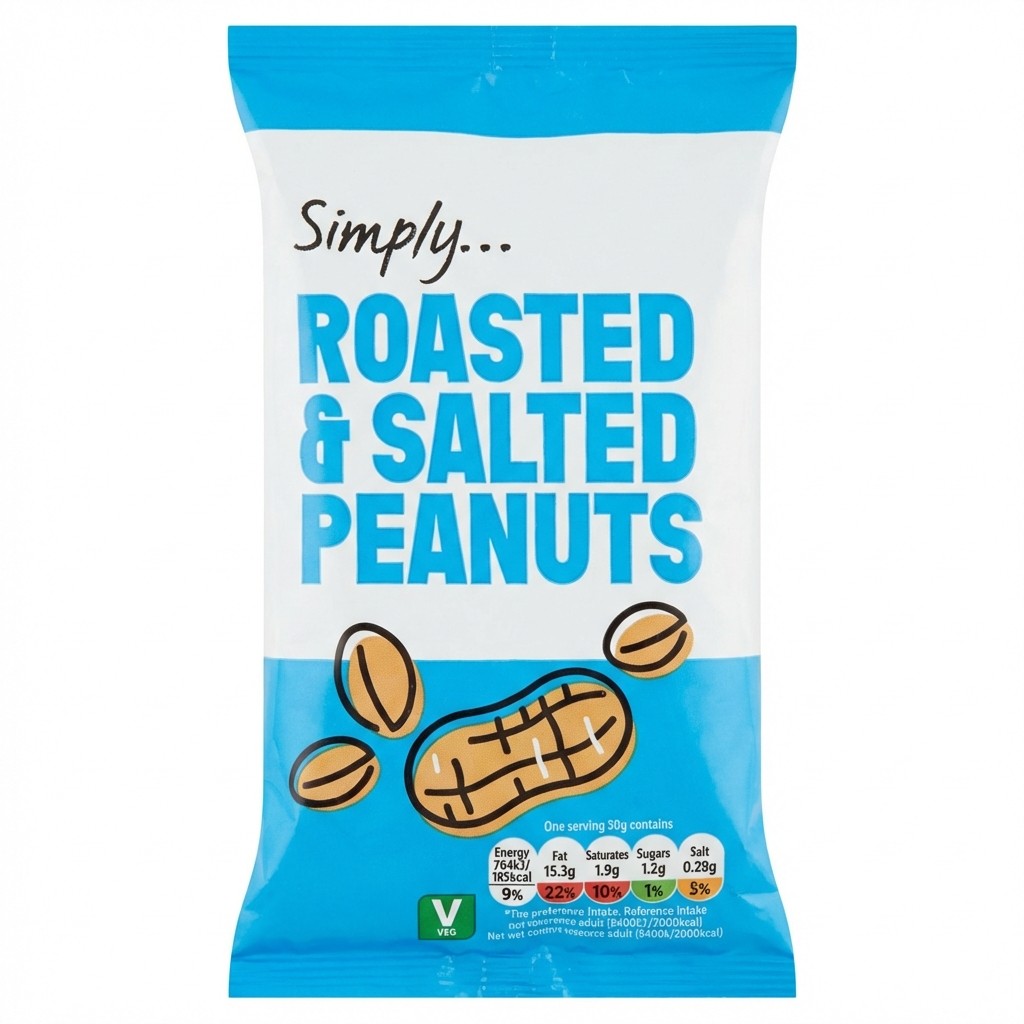 Simply Roasted & Salted Peanuts 200g