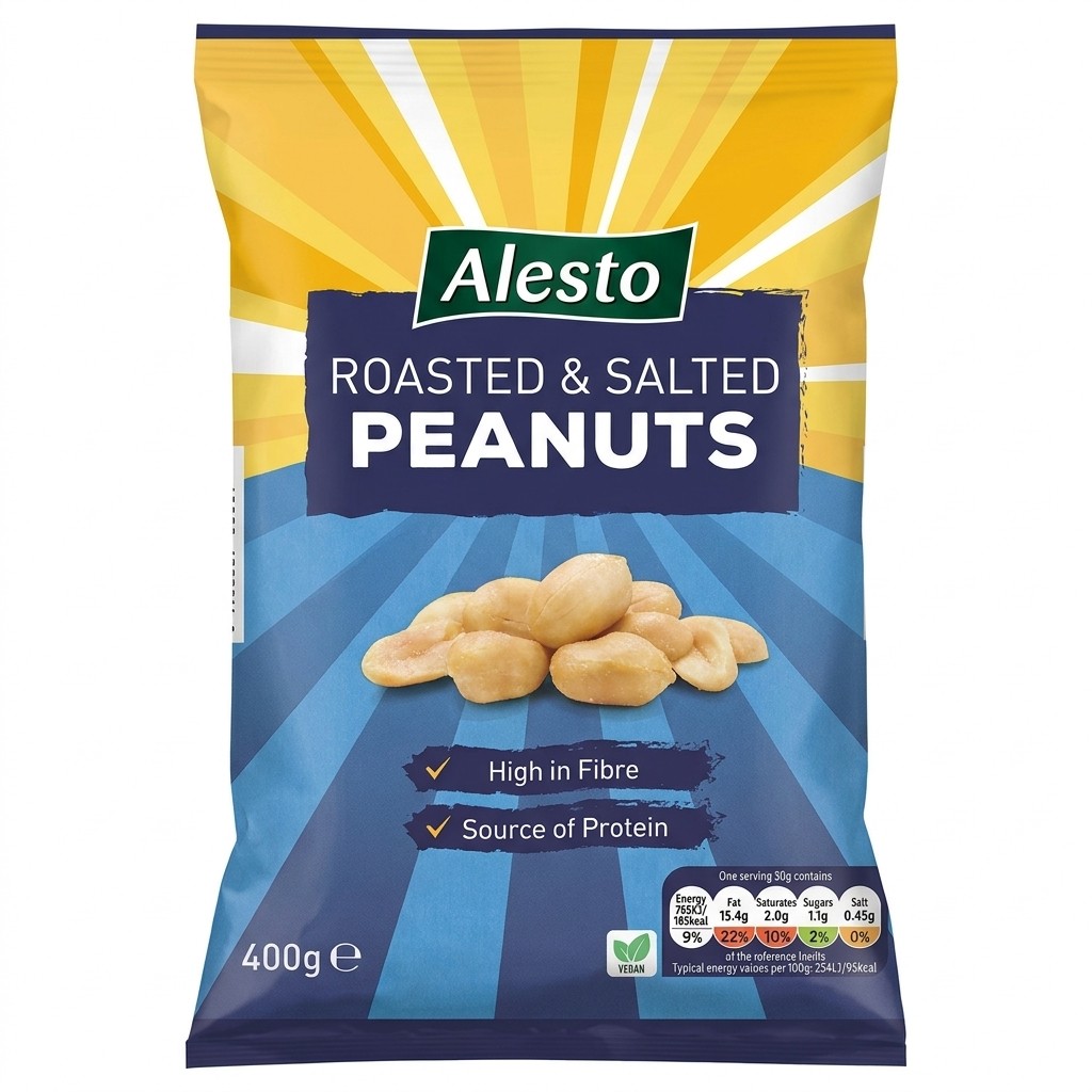 Alesto Roasted & Salted Peanuts 400g
