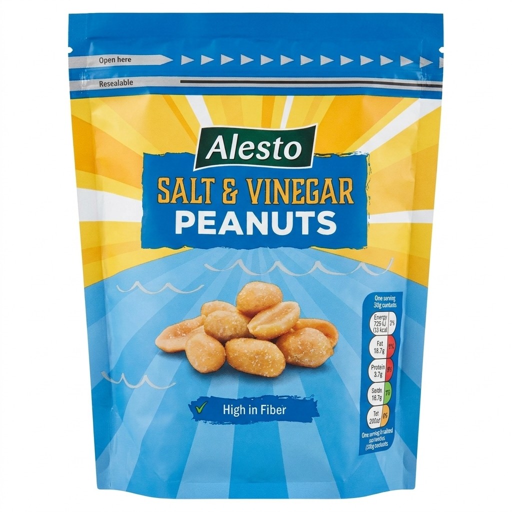 Alesto Salt & Vinegar Peanuts 200g