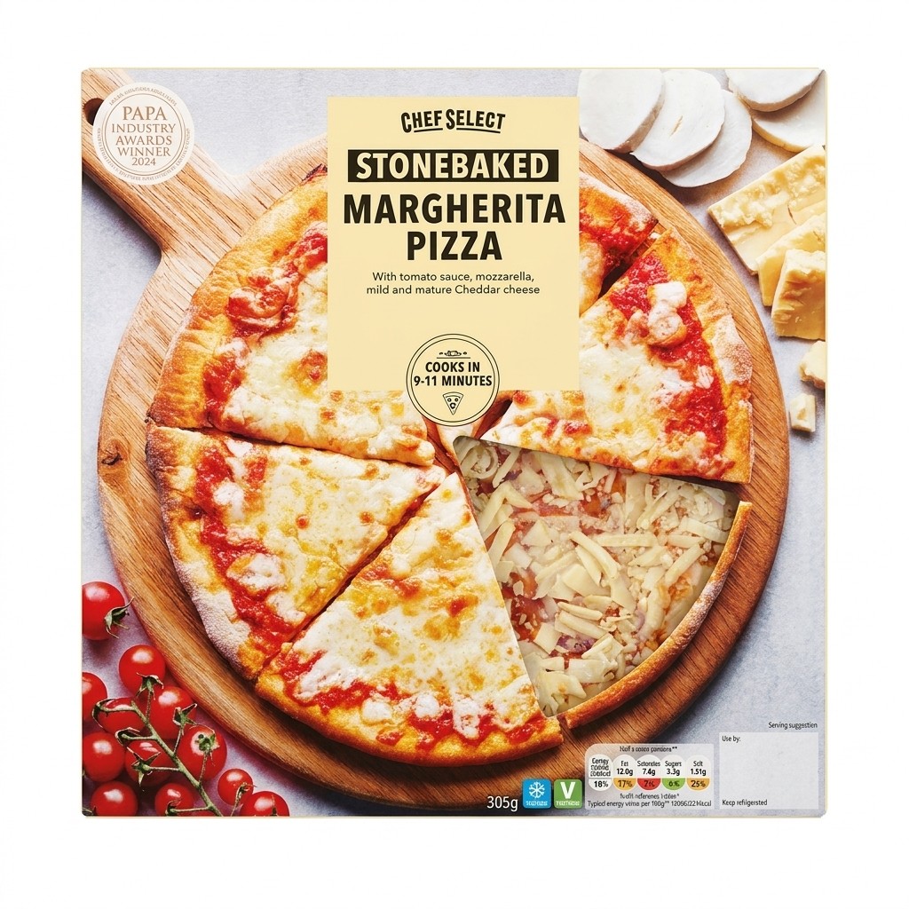 Chef Select Stonebaked Margherita Pizza 305g