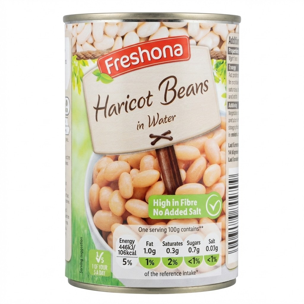 Freshona Haricot Beans in Water 400g