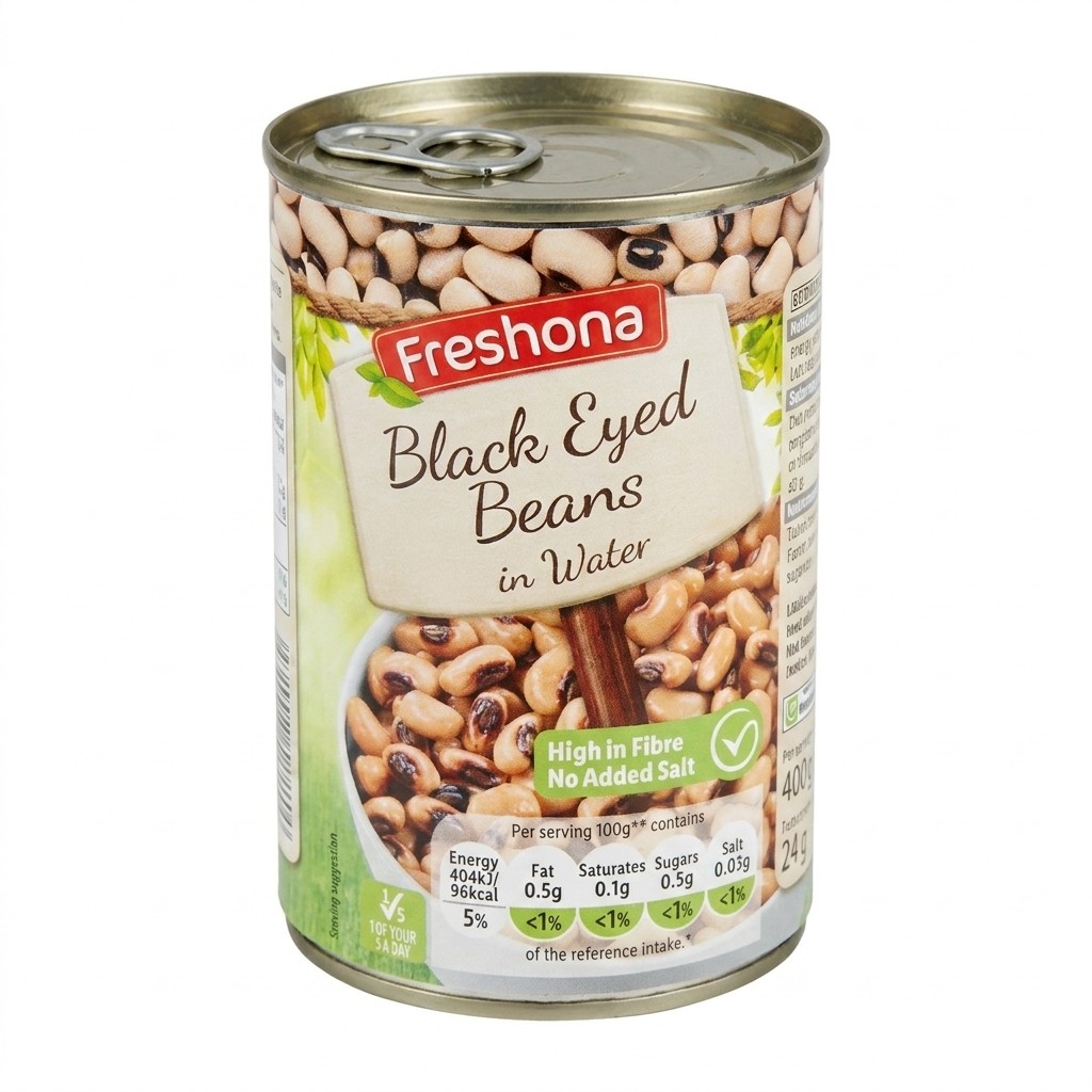 Freshona Black Eyed Beans 400g