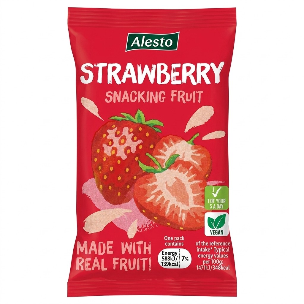 Alesto Strawberry Snacking Fruit 40g