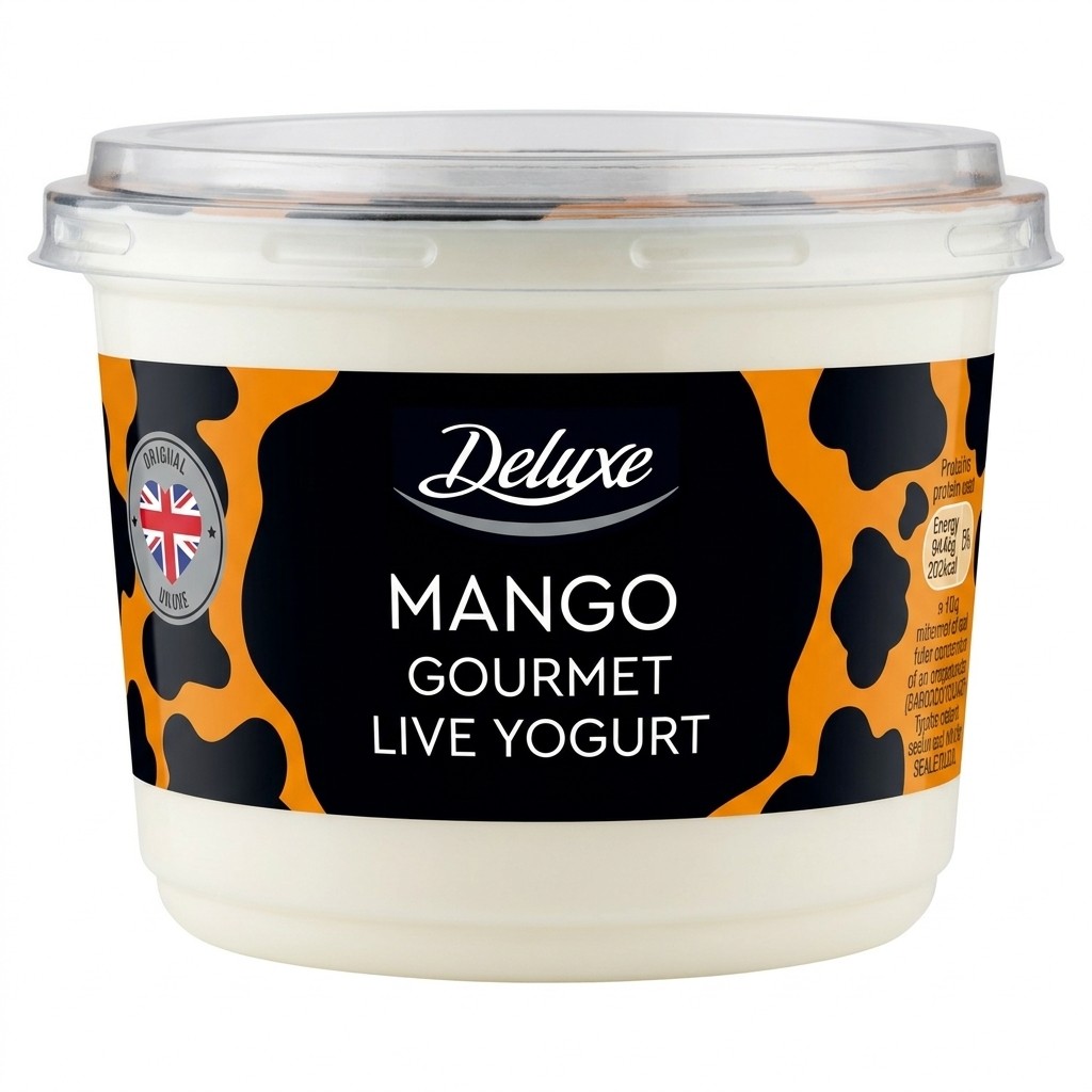 Deluxe Mango Gourmet Live Yogurt 450g