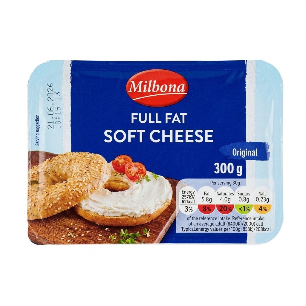 Milbona Full Fat Soft Cheese 300g