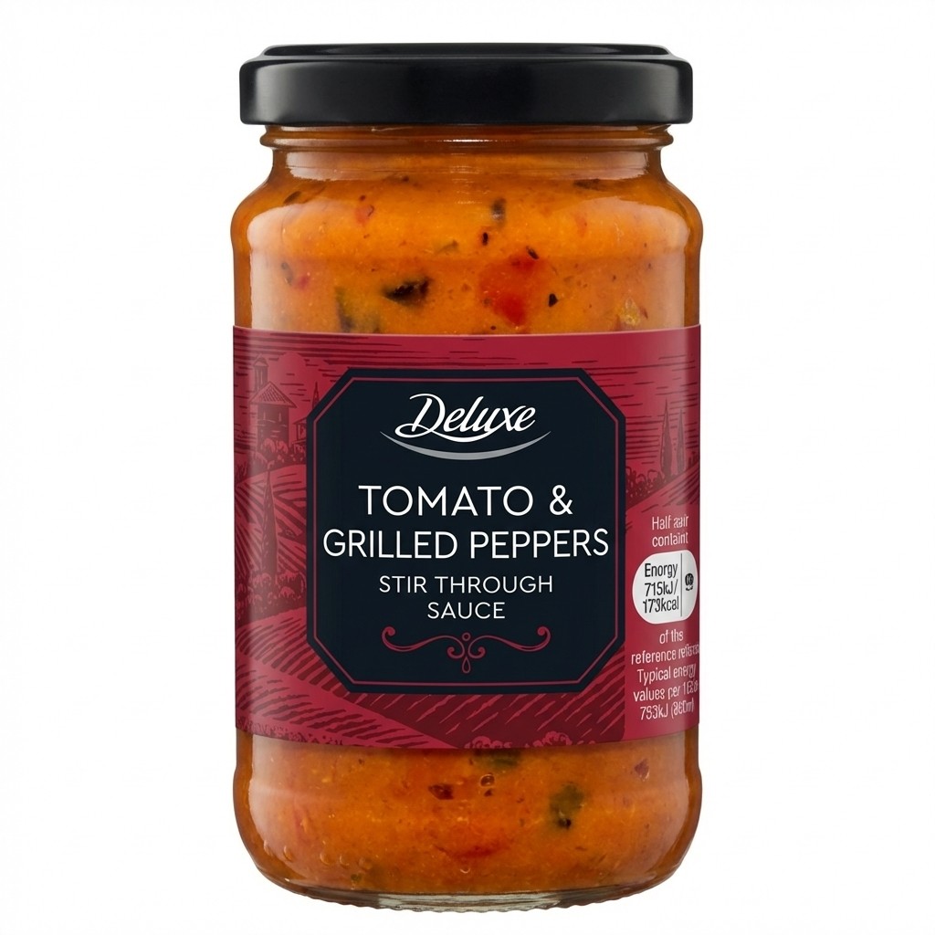 Deluxe Tomato & Grilled Peppers Sauce 190g
