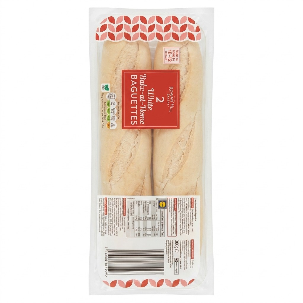 Lidl White Bake-at-Home Baguettes 300g