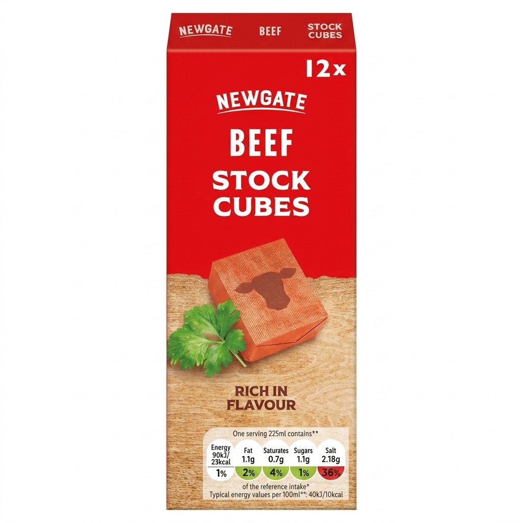 Newgate Beef Stock Cubes 120g