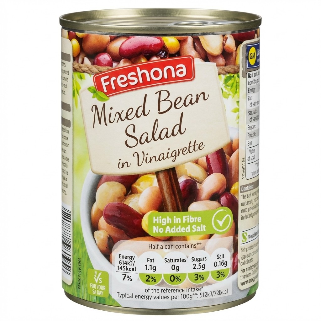 Freshona Mixed Bean Salad in Vinaigrette 400g
