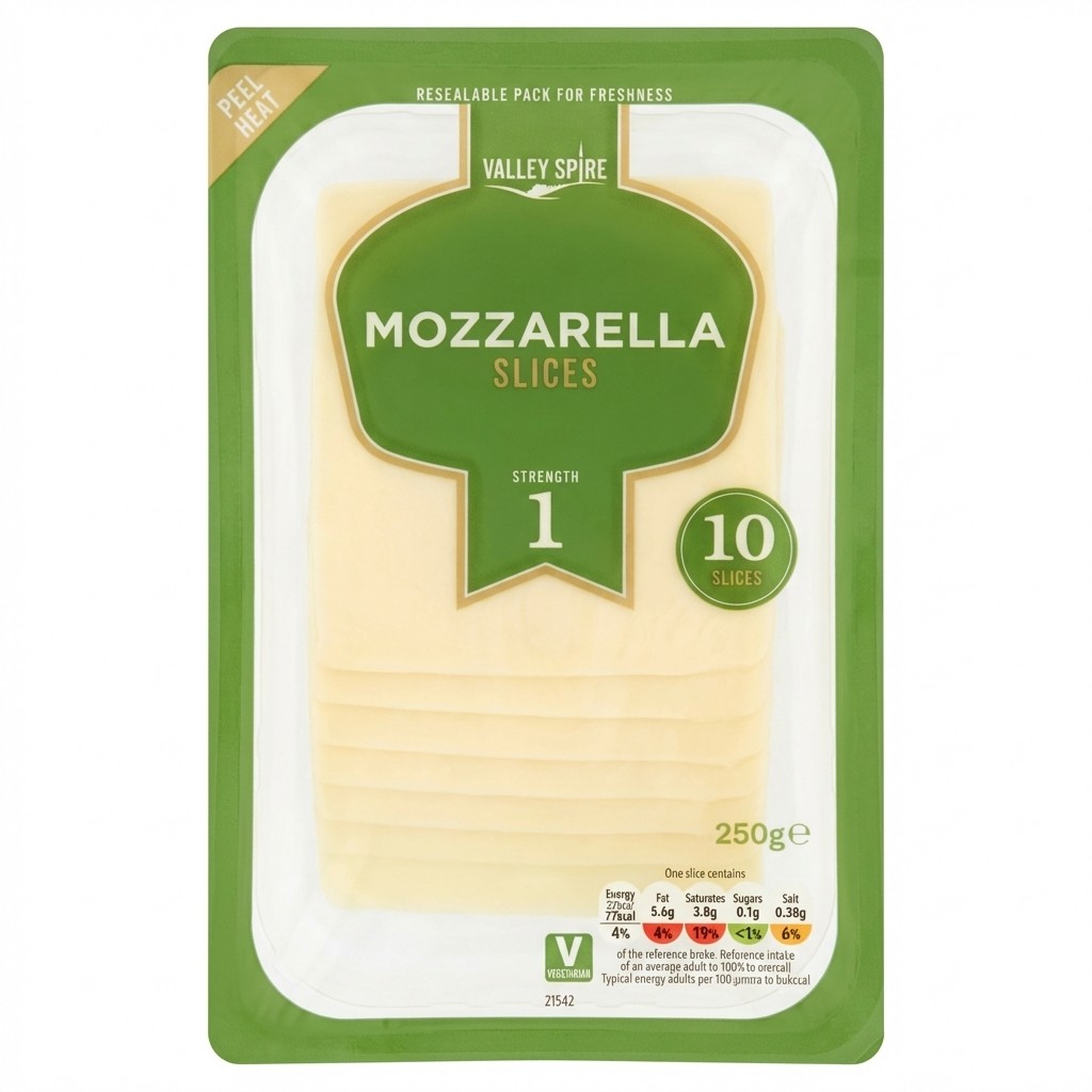 Valley Spire Mozzarella Slices 250g