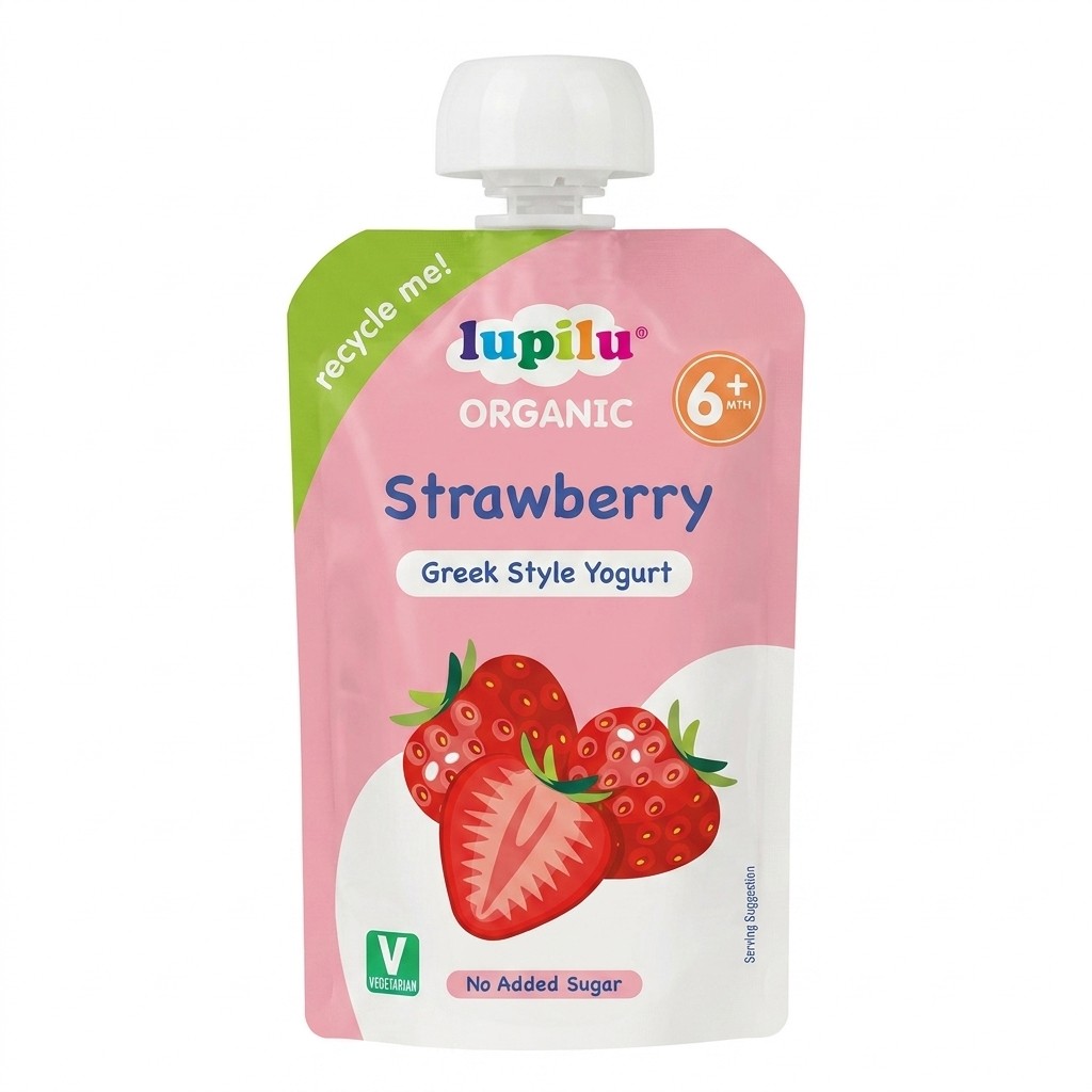Lupilu Organic Strawberry Greek Style Yogurt 90g