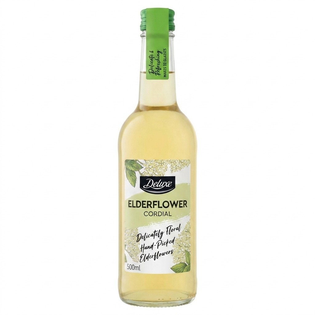 Deluxe Elderflower Cordial 500ml