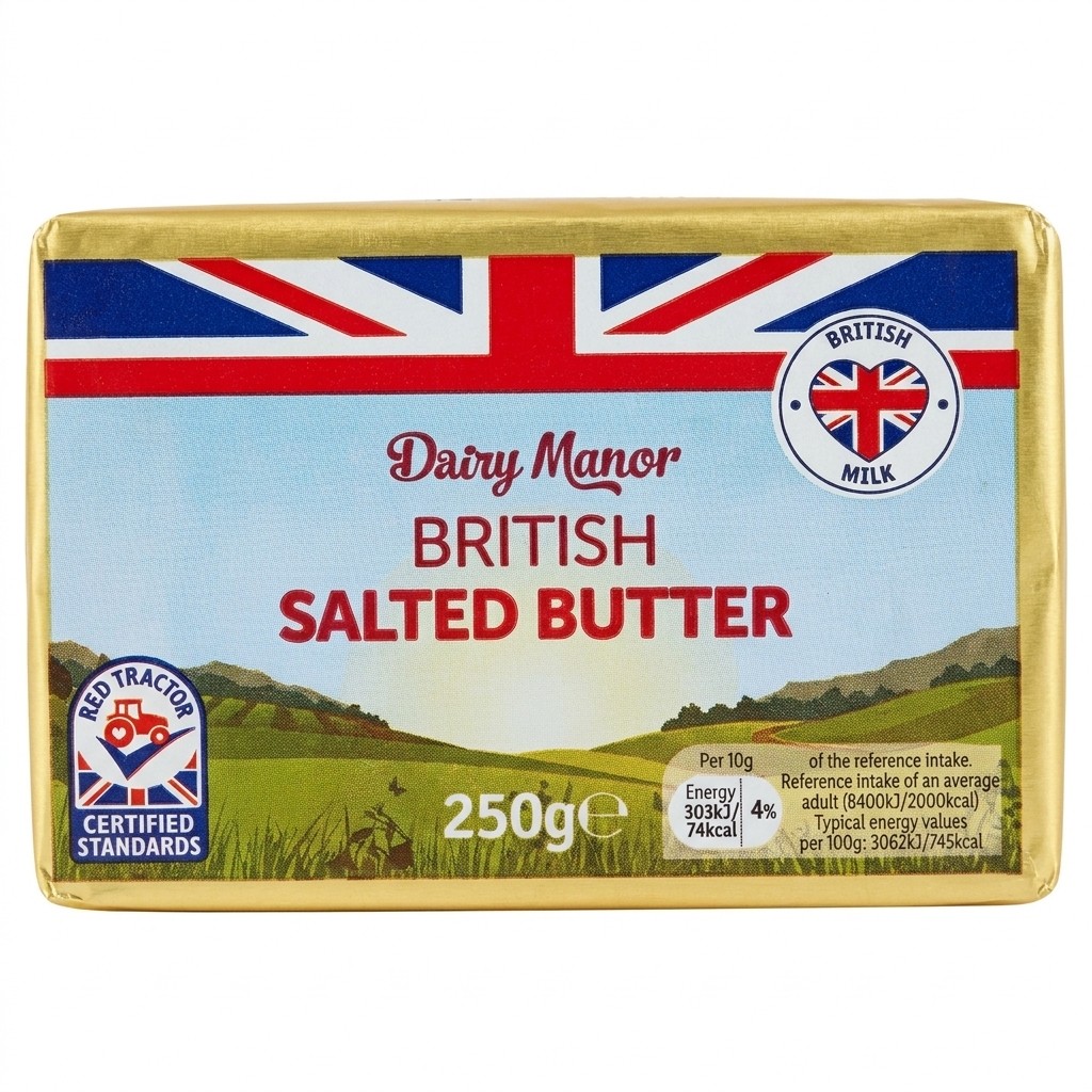 Dairy Manor British Salted Butter 250g
