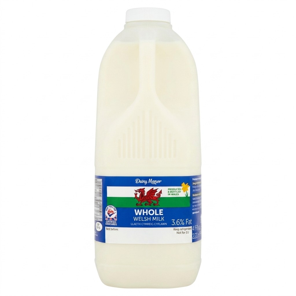 Dairy Manor Whole Welsh Milk 2.272L