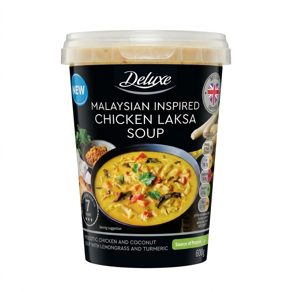 Deluxe Malaysian Inspired Chicken Laksa Soup 600g