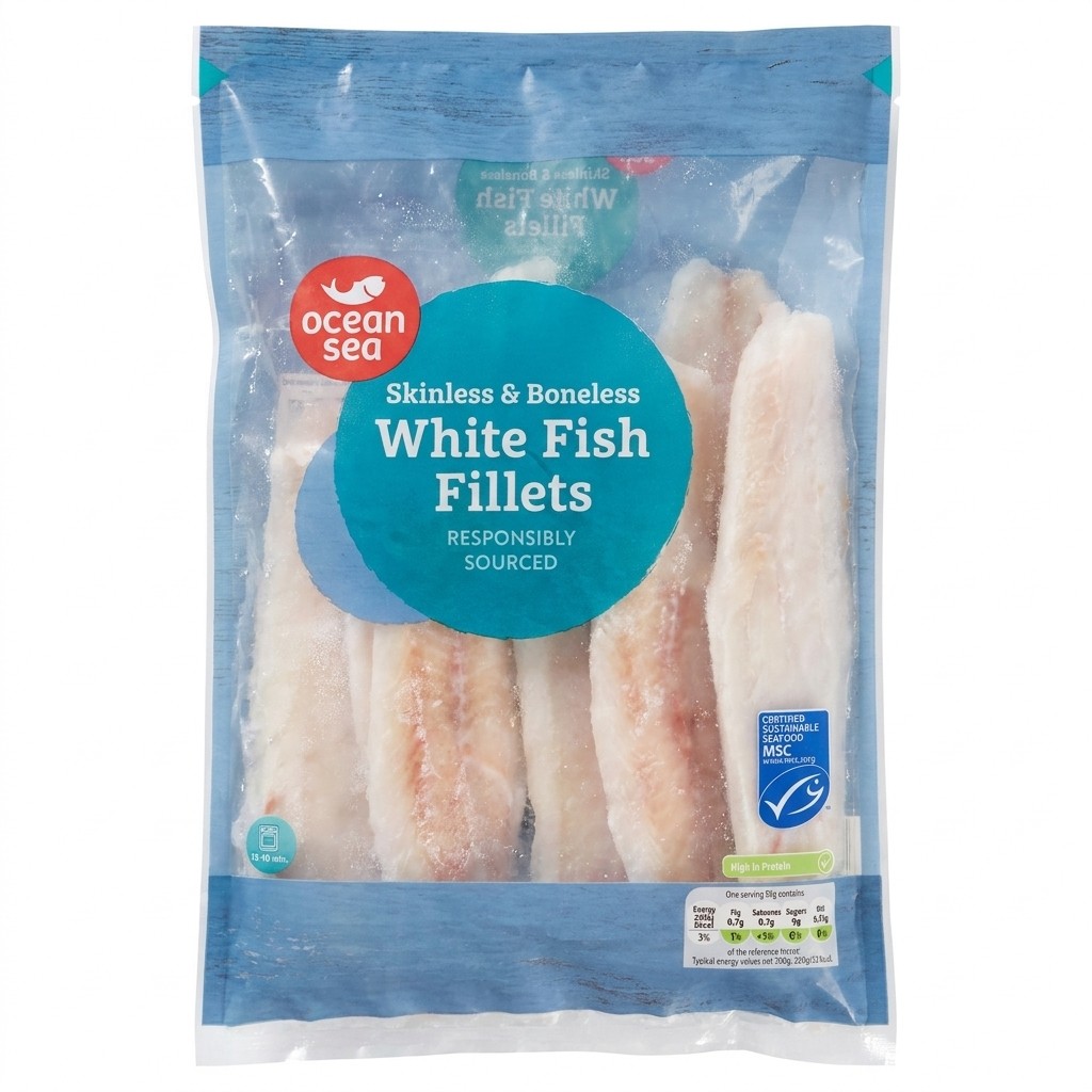 Ocean Sea White Fish Fillets 1kg