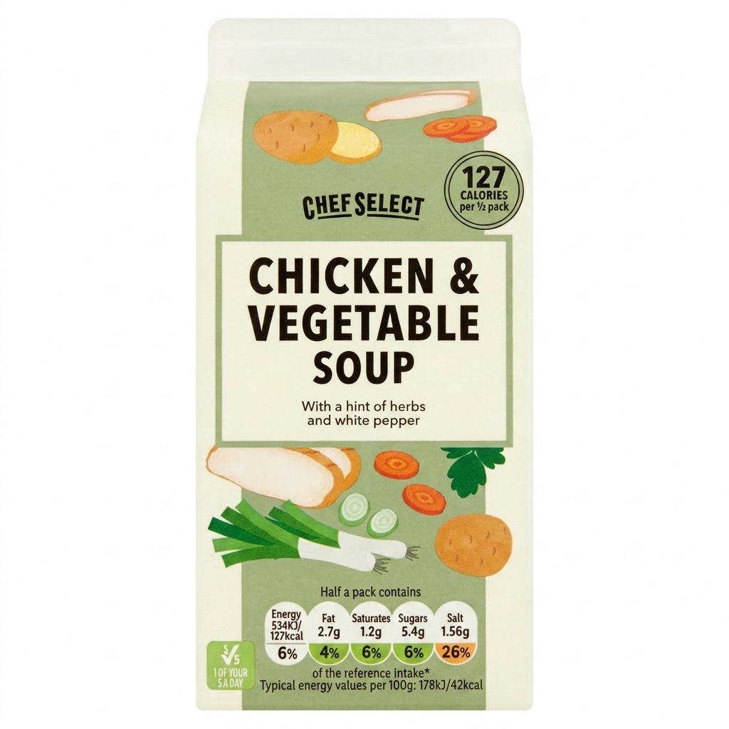 Chef Select Chicken & Vegetable Soup 600g