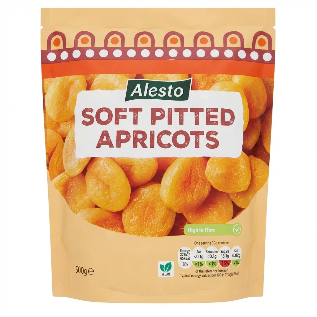 Alesto Soft Pitted Apricots 500g