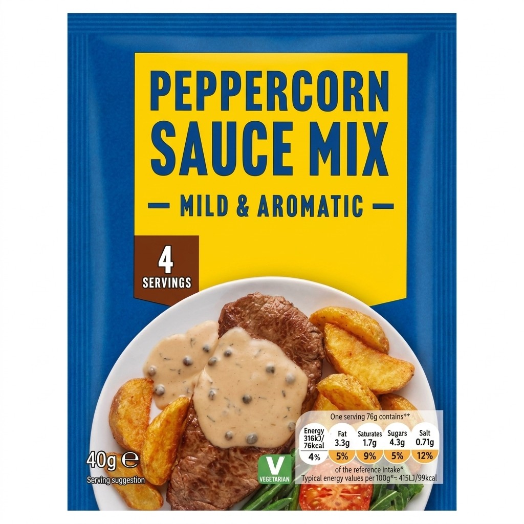 Newgate Peppercorn Sauce Mix 40g