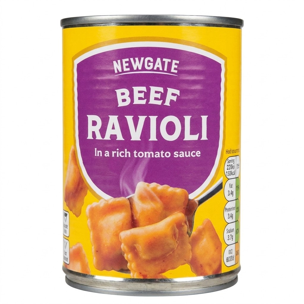 Newgate Beef Ravioli 390g