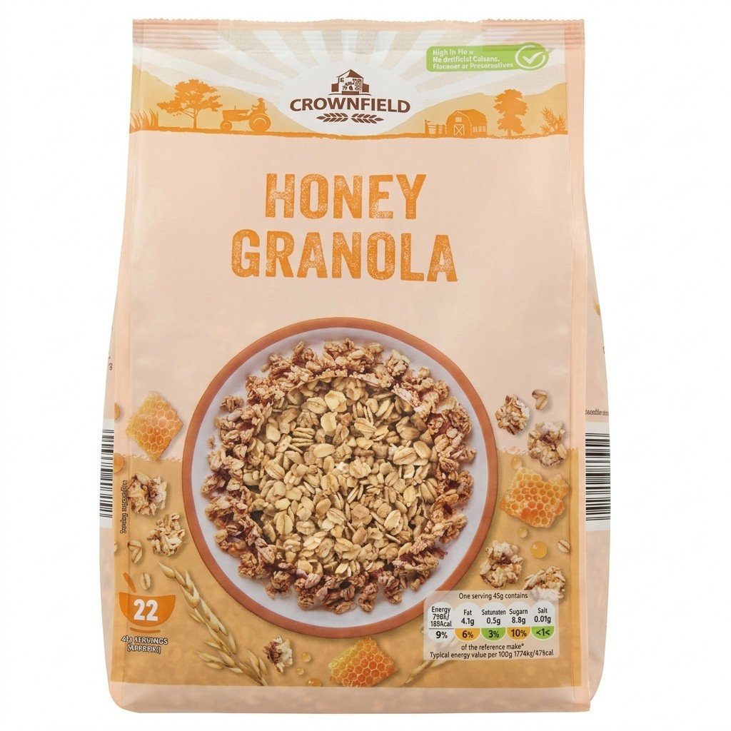 Crownfield Honey Granola 1kg