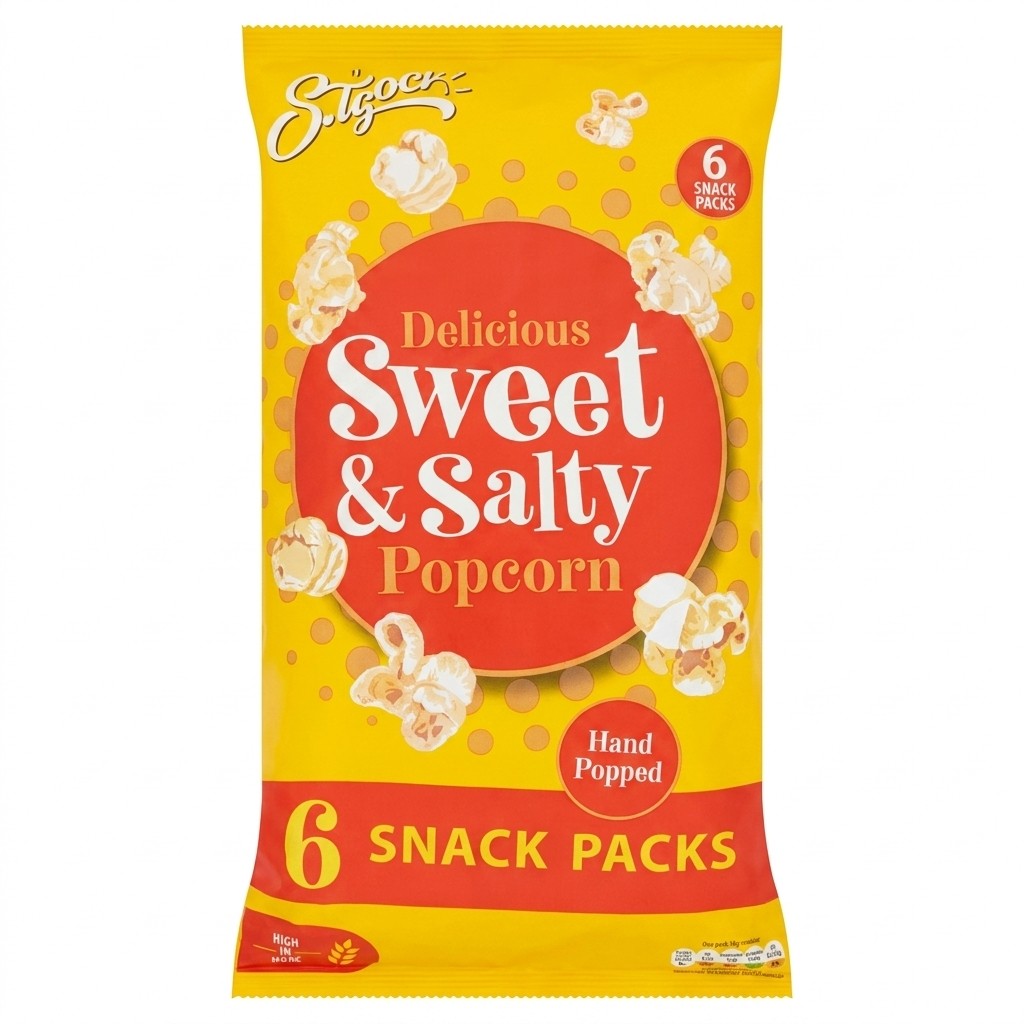 Lidl Sweet and Salty Popcorn 6x14g