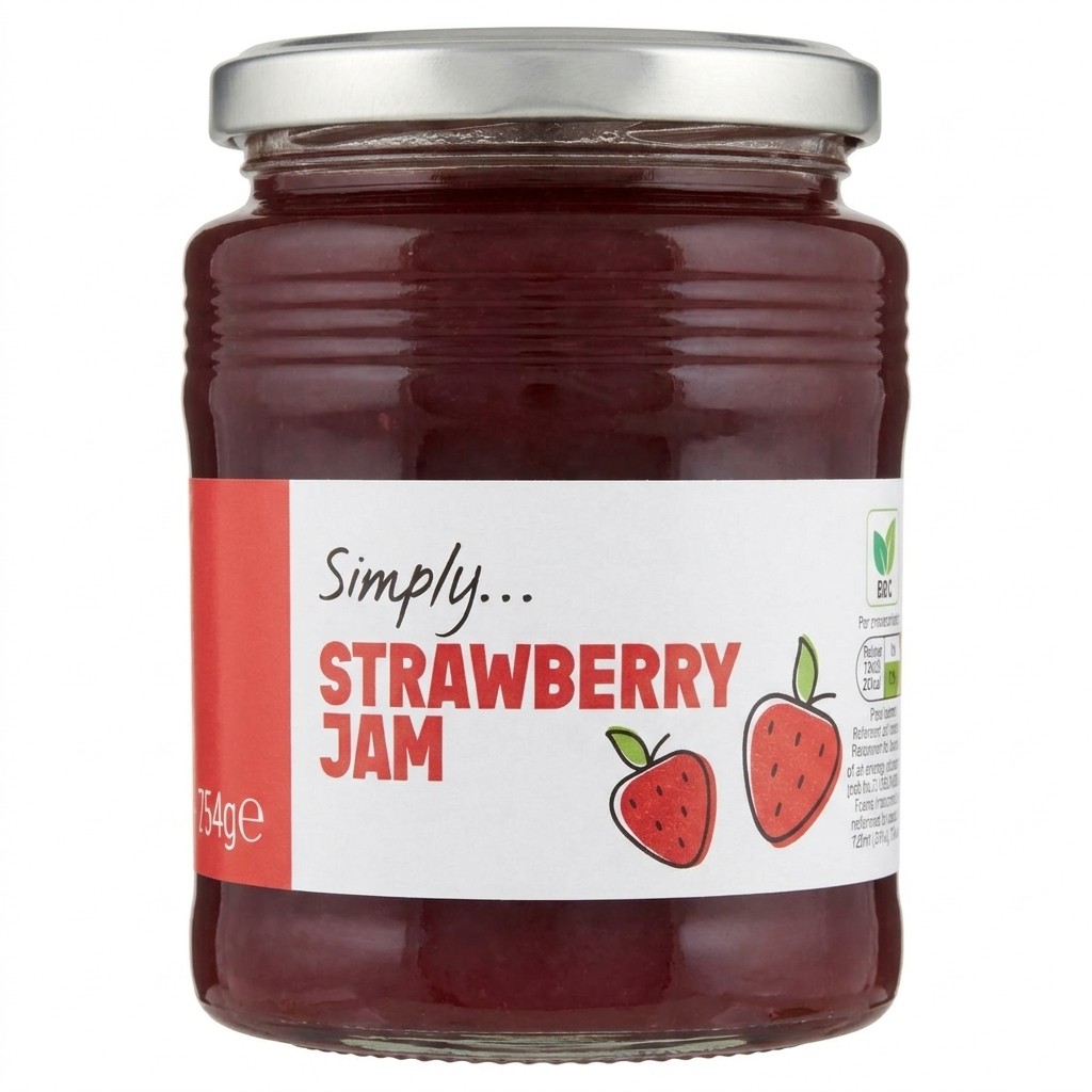 Simply Strawberry Jam 454g