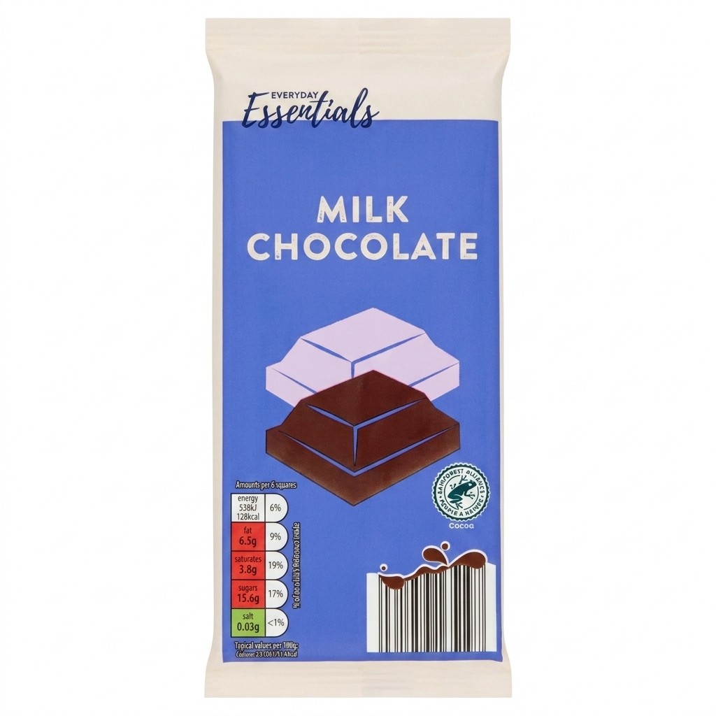 Everyday Essentials Milk Chocolate 100g