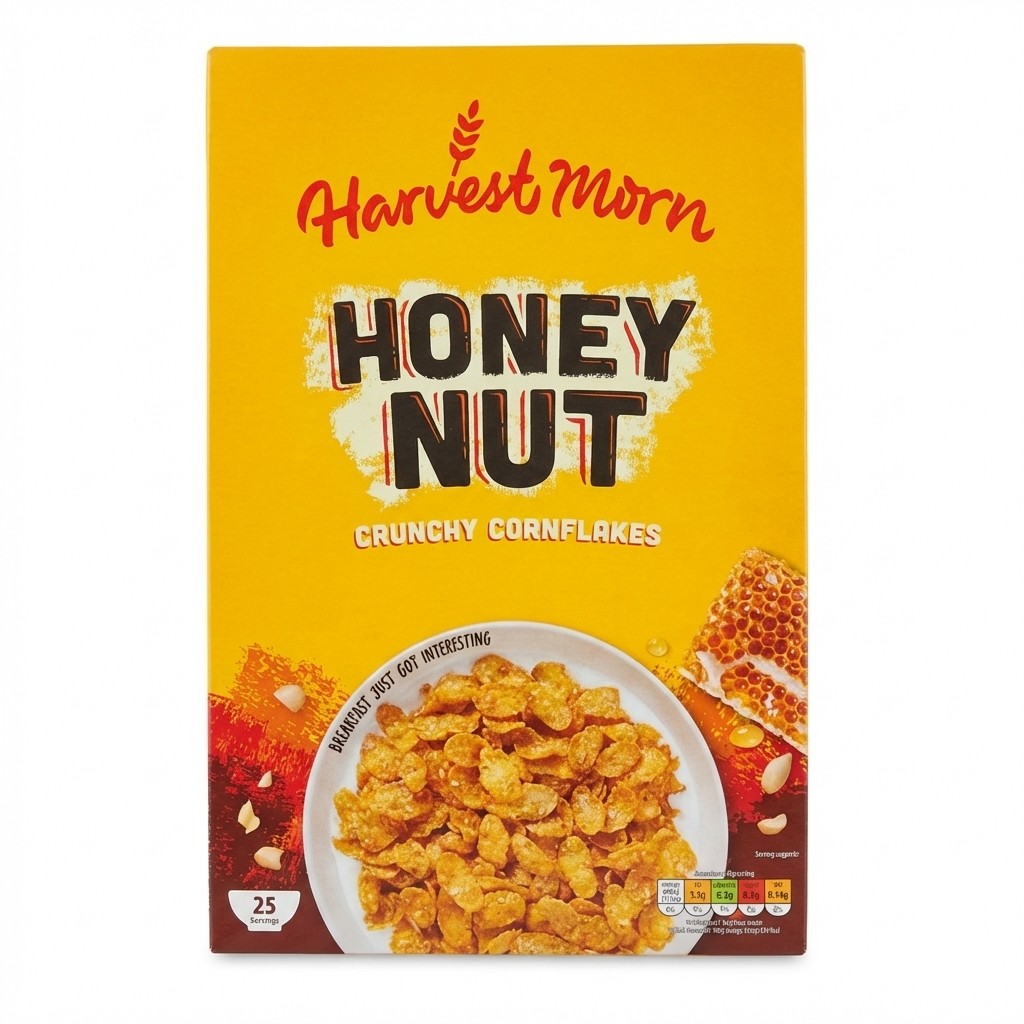Harvest Morn Honey Nut Crunchy Cornflakes 750g