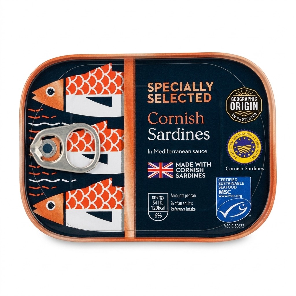 Specially Selected Cornish Sardines 100g