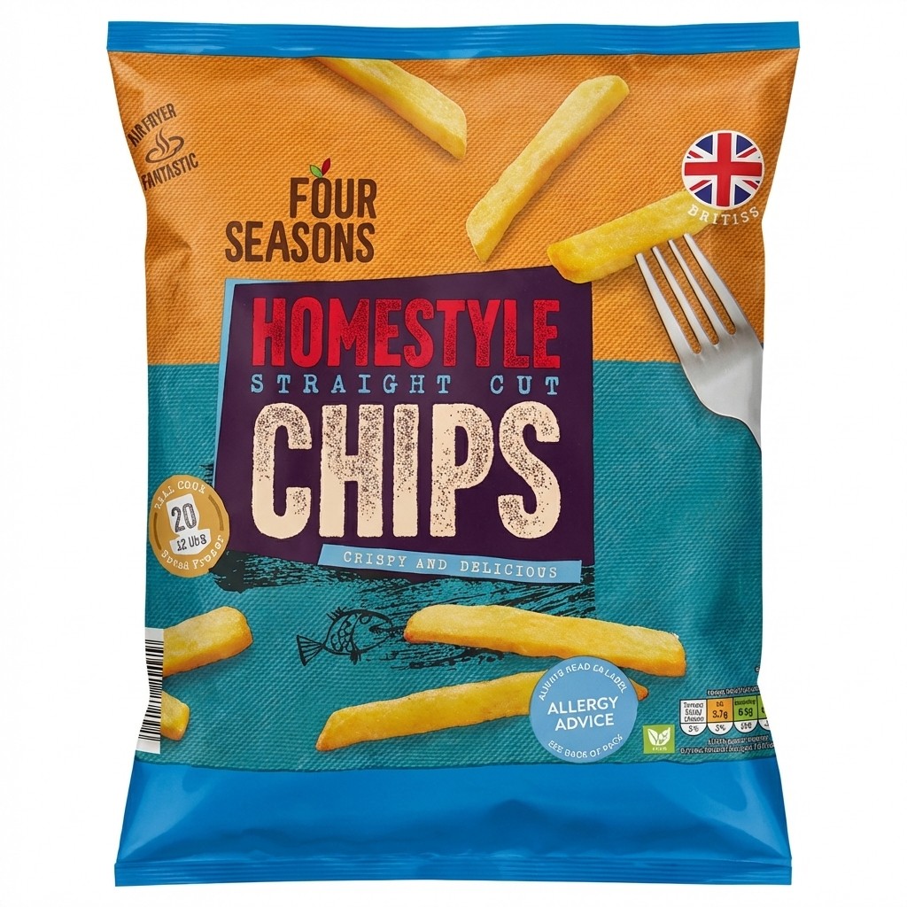 Four Seasons Homestyle Straight Cut Chips 1kg