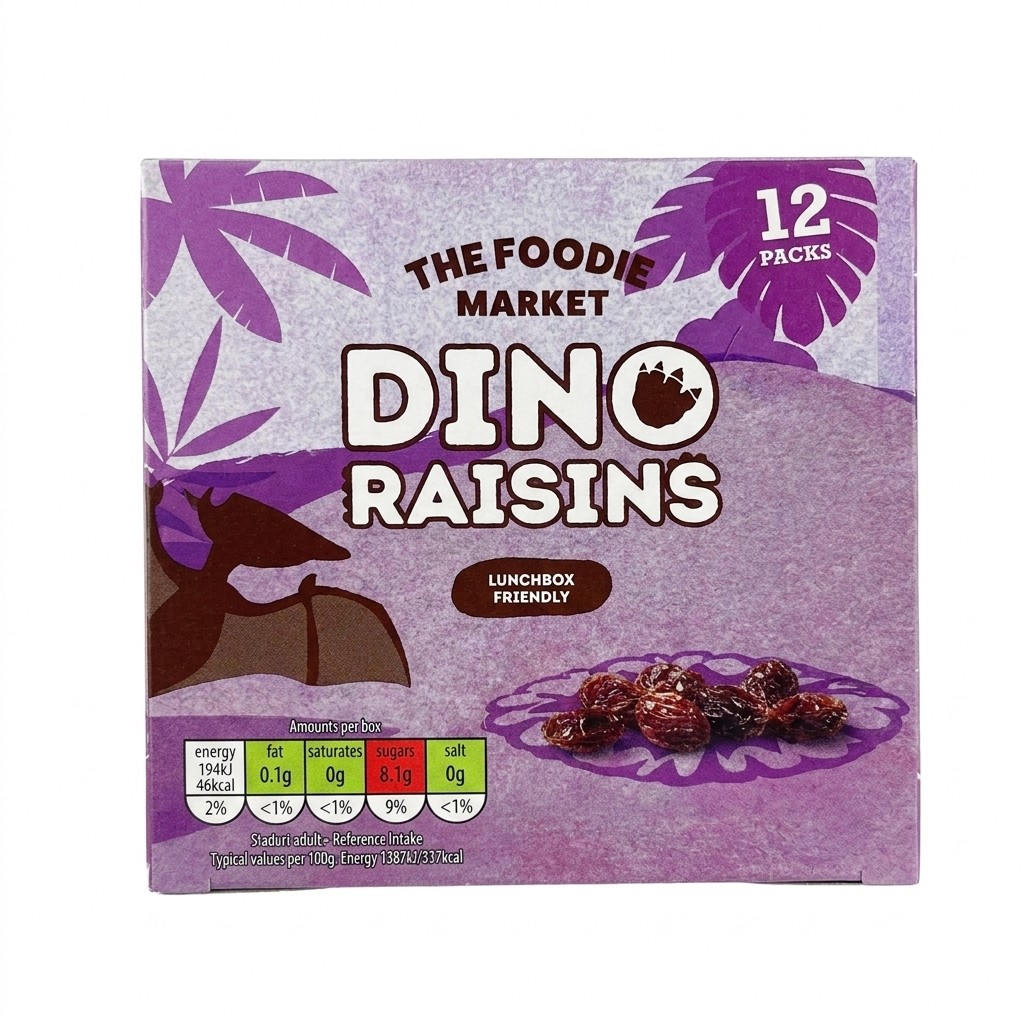 The Foodie Market Dino Raisins 168g